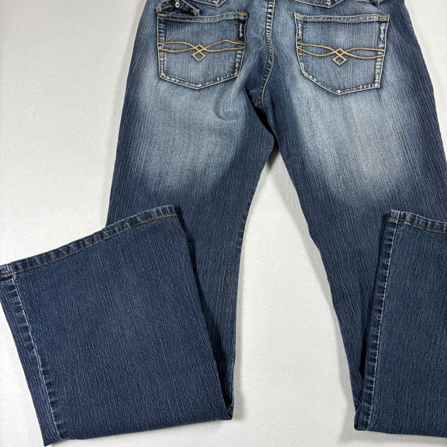 YMI Womens Jeans Size 11 Blue Denim Bootcut Stretch Low Rise Y2K 90s Grunge