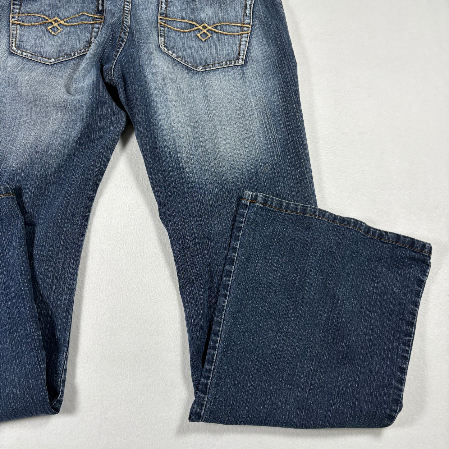 YMI Womens Jeans Size 11 Blue Denim Bootcut Stretch Low Rise Y2K 90s Grunge
