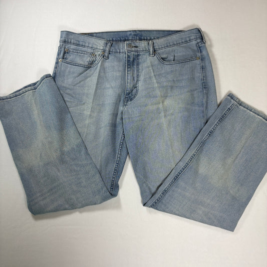 Jeans Levi’s 514 Men’s 36x30 Straight Leg Light Wash Denim Classic Casual