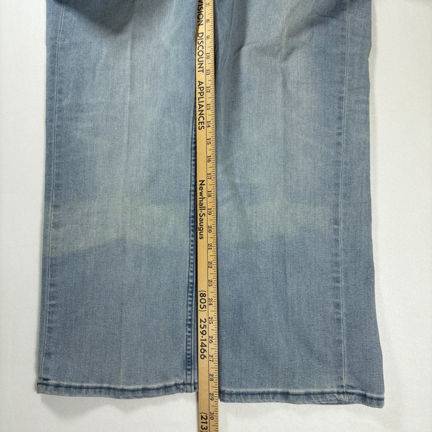Jeans Levi’s 514 Men’s 36x30 Straight Leg Light Wash Denim Classic Casual