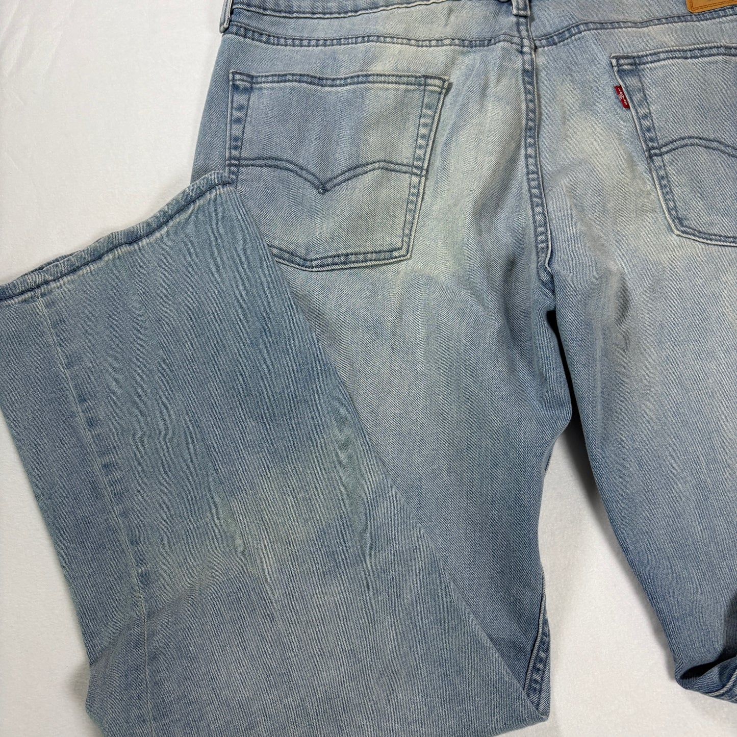 Jeans Levi’s 514 Men’s 36x30 Straight Leg Light Wash Denim Classic Casual