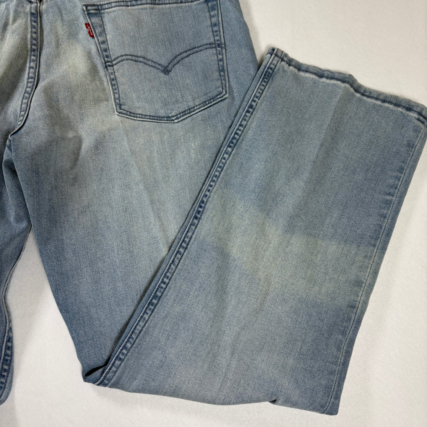 Jeans Levi’s 514 Men’s 36x30 Straight Leg Light Wash Denim Classic Casual