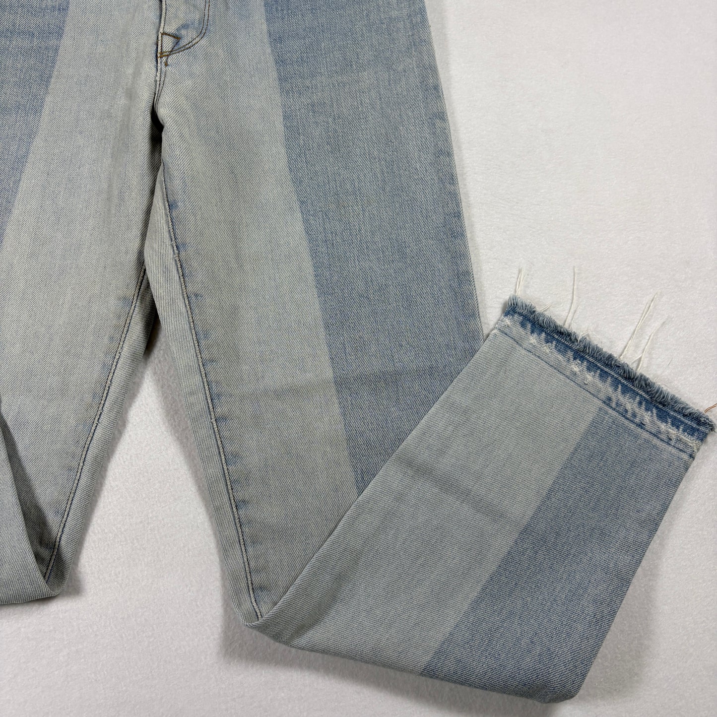 Baldwin Womens Jeans 27 Lola High Rise Cropped Straight USA Patchwork Y2K