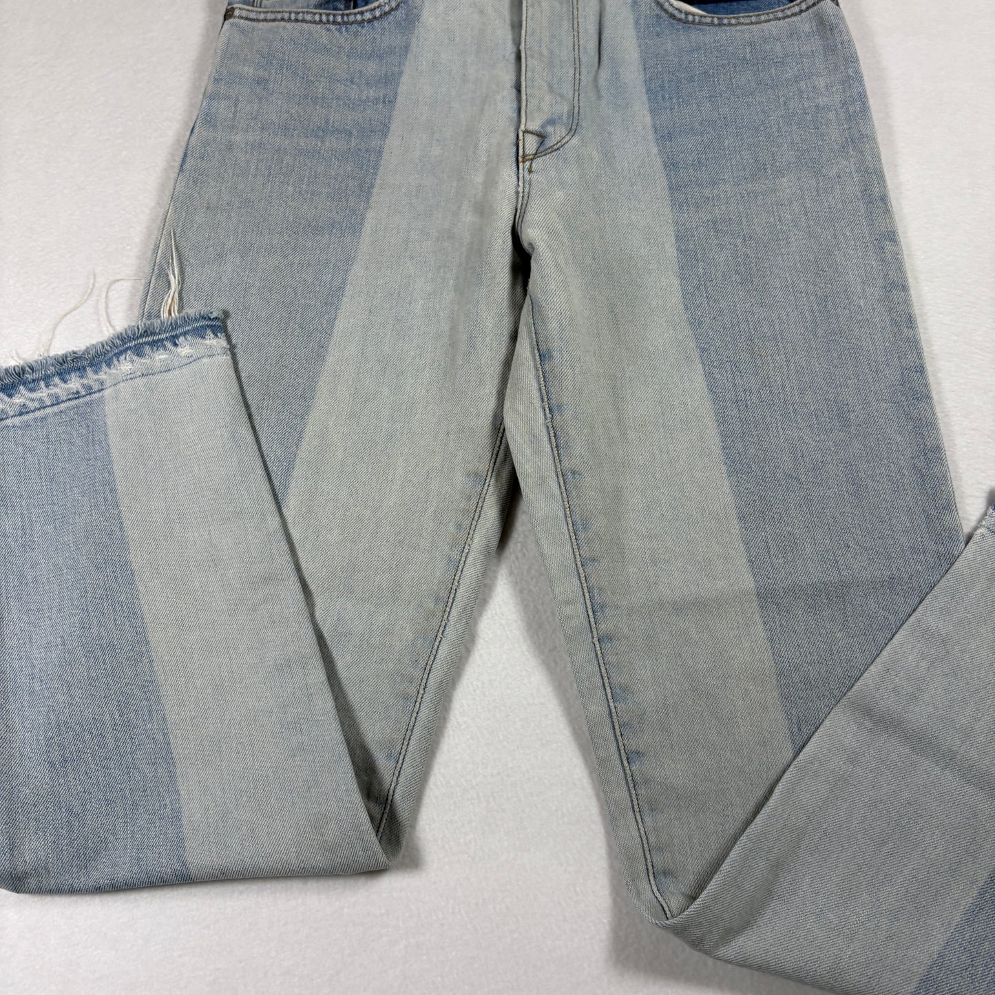 Baldwin Womens Jeans 27 Lola High Rise Cropped Straight USA Patchwork Y2K