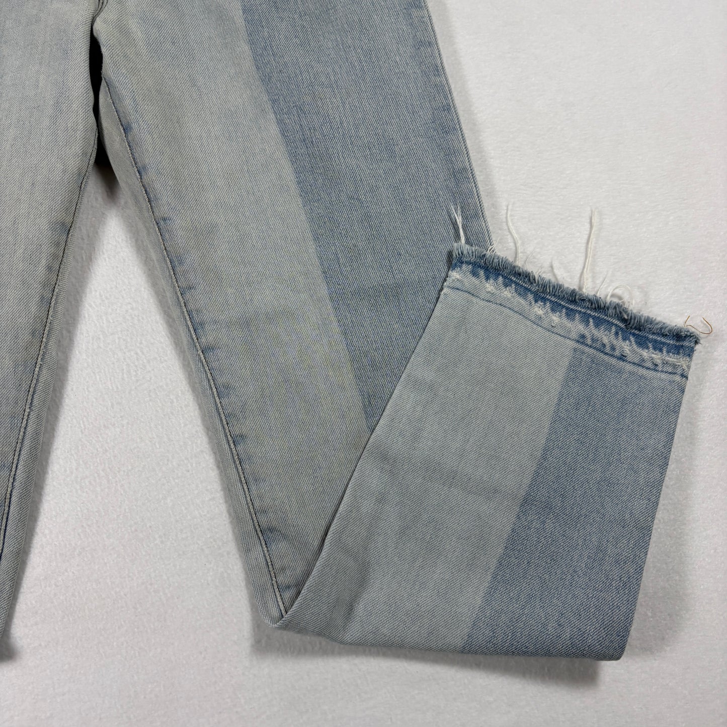 Baldwin Womens Jeans 27 Lola High Rise Cropped Straight USA Patchwork Y2K