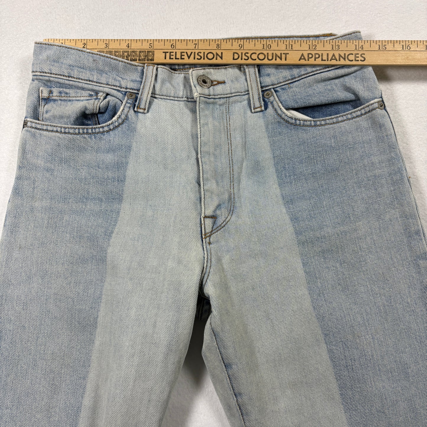 Baldwin Womens Jeans 27 Lola High Rise Cropped Straight USA Patchwork Y2K