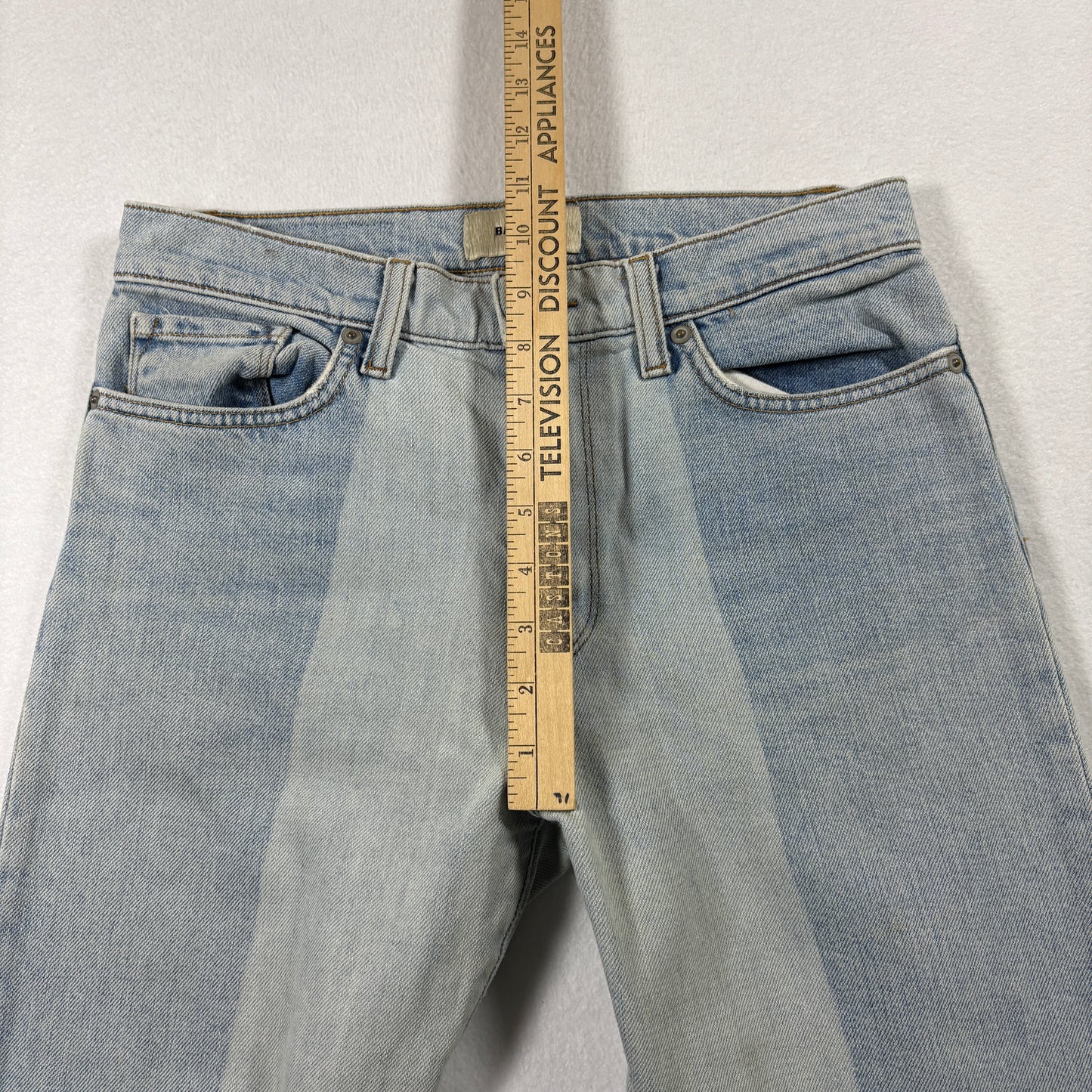 Baldwin Womens Jeans 27 Lola High Rise Cropped Straight USA Patchwork Y2K