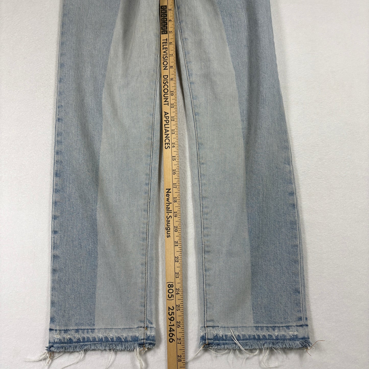 Baldwin Womens Jeans 27 Lola High Rise Cropped Straight USA Patchwork Y2K