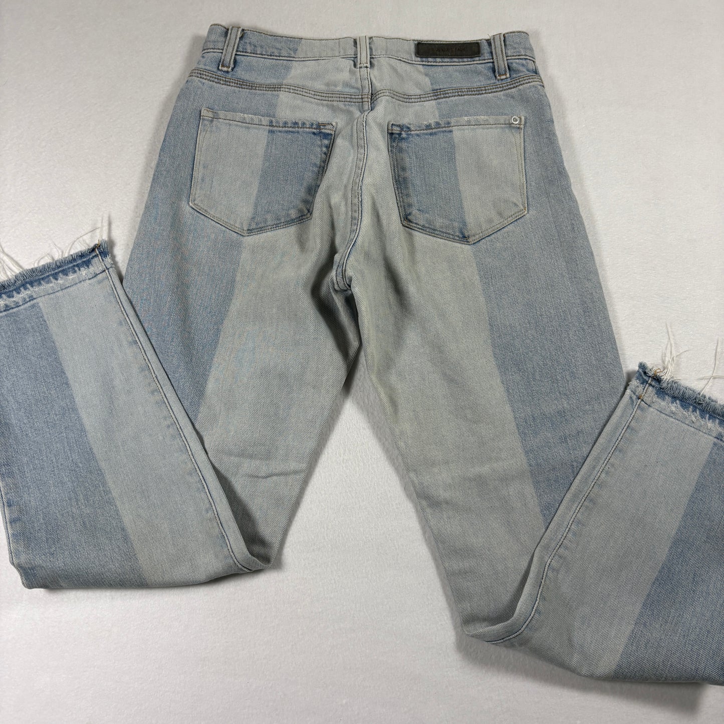 Baldwin Womens Jeans 27 Lola High Rise Cropped Straight USA Patchwork Y2K