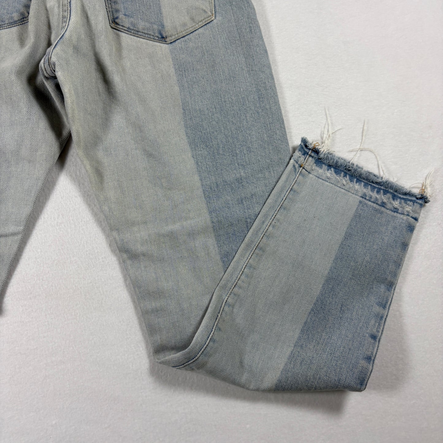 Baldwin Womens Jeans 27 Lola High Rise Cropped Straight USA Patchwork Y2K