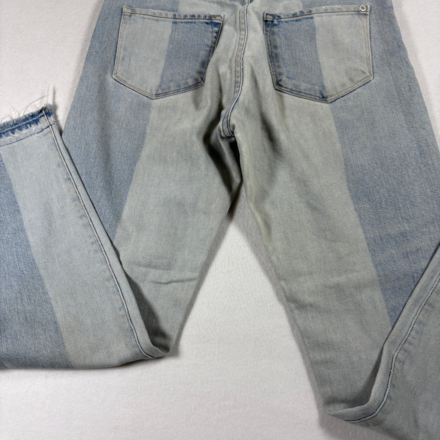 Baldwin Womens Jeans 27 Lola High Rise Cropped Straight USA Patchwork Y2K