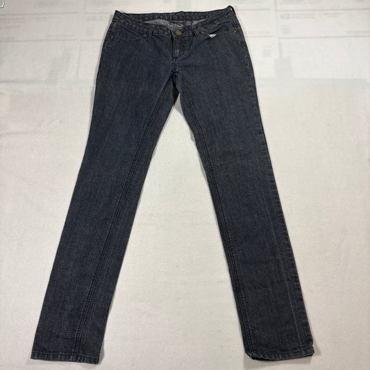 City Streets Womens Jeans Size 7 Dark Wash Stretch Denim Slim Fit Y2K Style