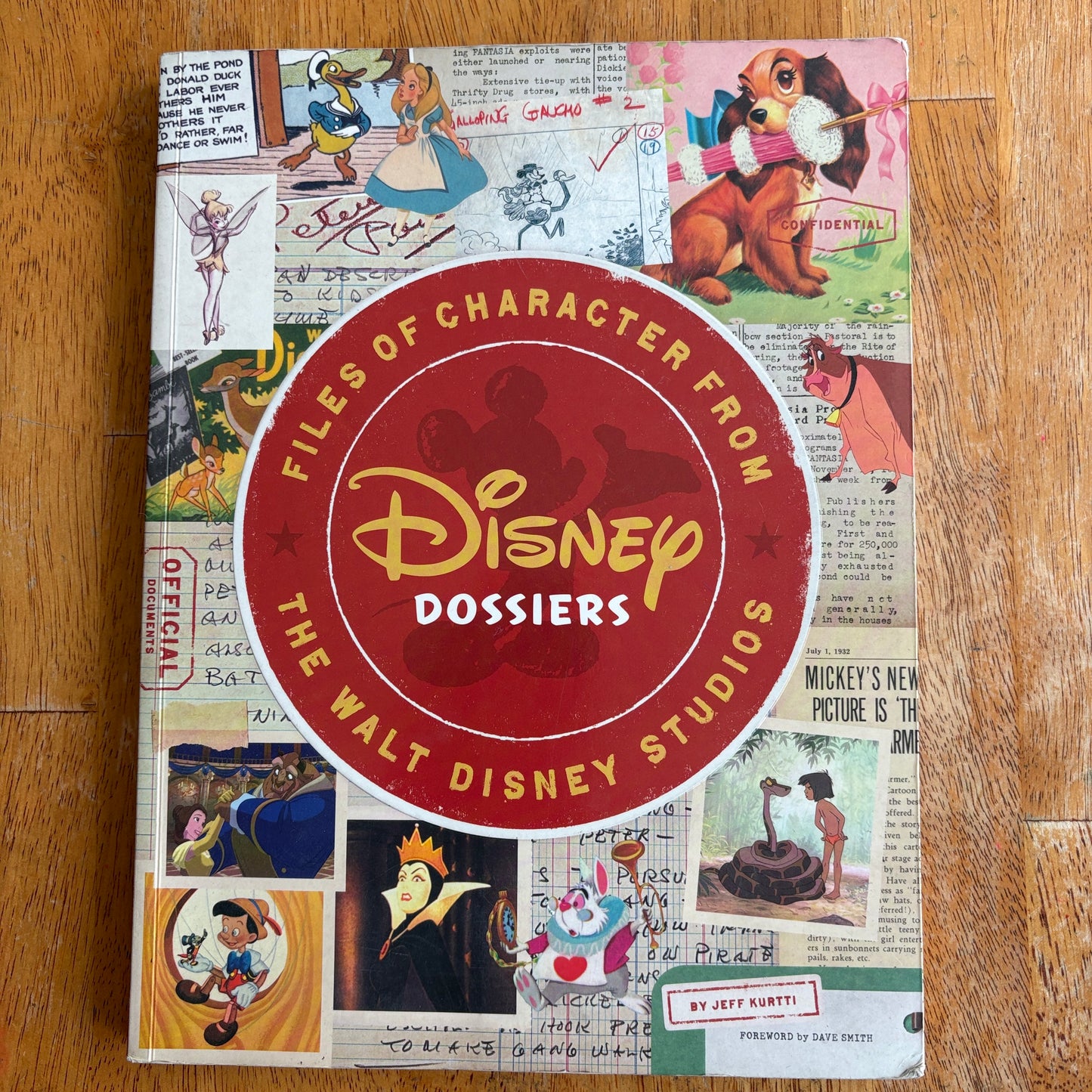 Disney Dossiers Files Of Character From The Walt Disney Studios HC Book Classic