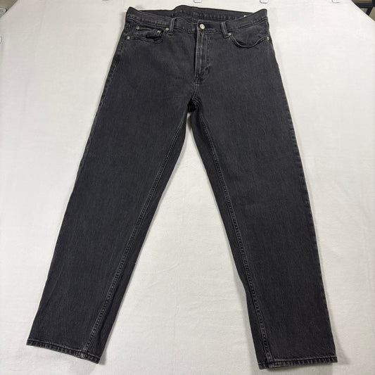 Calvin Klein Jeans Mens W30 L32 Black Classic Taper Vintage 90s Denim Streetwear