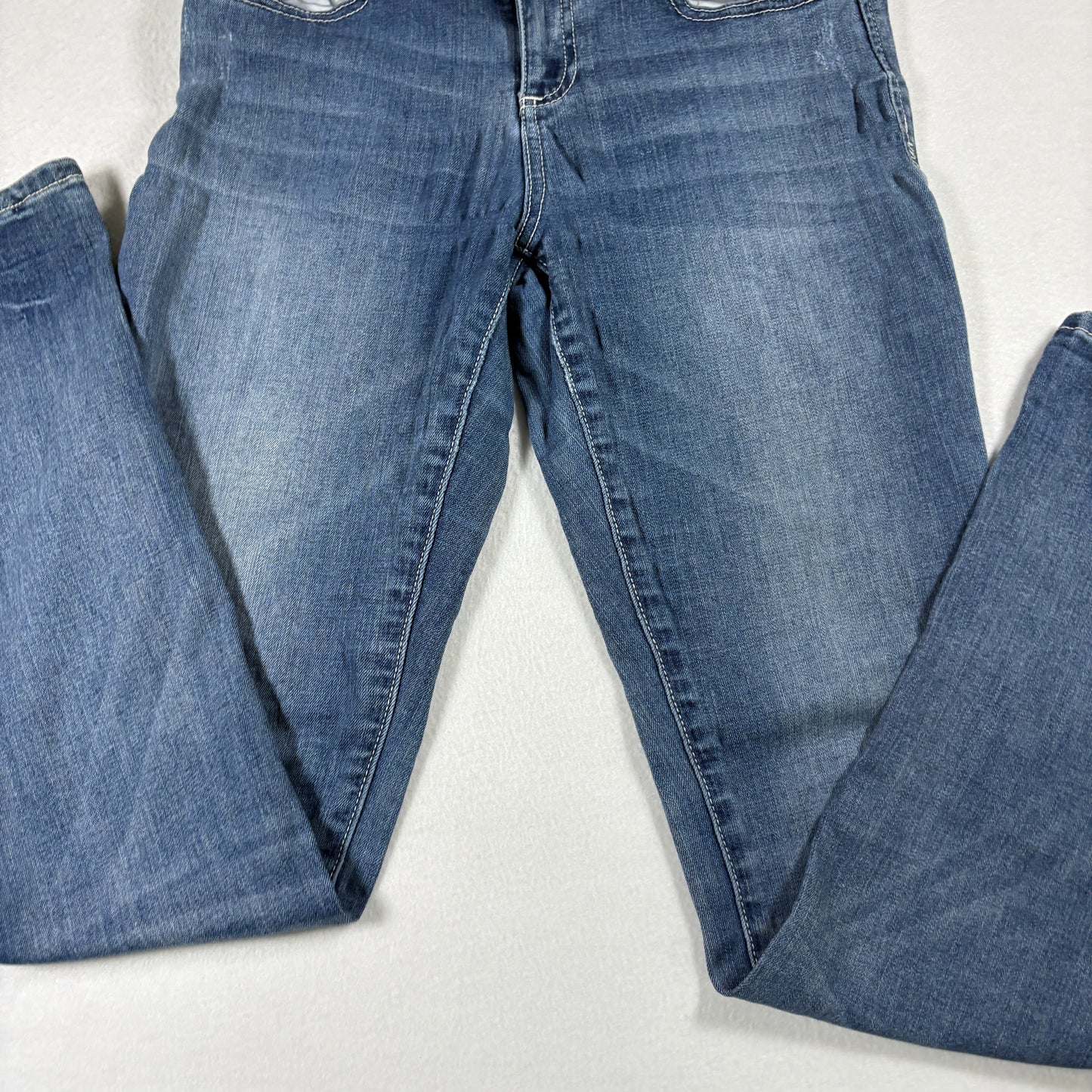 INC Womens Jeans 2 Blue Straight Leg Stretch Denim Mid Rise Vintage Y2K Classic
