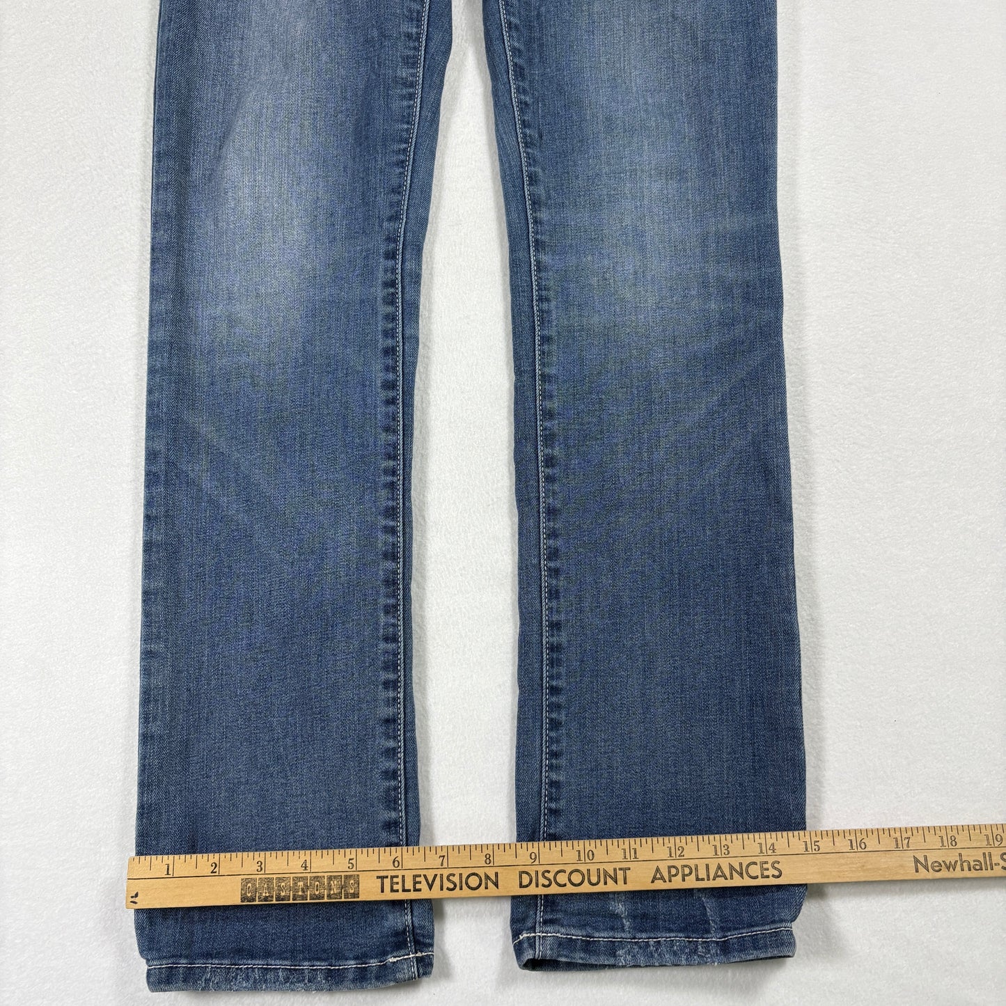 INC Womens Jeans 2 Blue Straight Leg Stretch Denim Mid Rise Vintage Y2K Classic