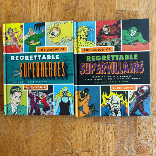 League Of Regrettable Superheroes + Supervillains Jon Morris Loot Crate Book Lot