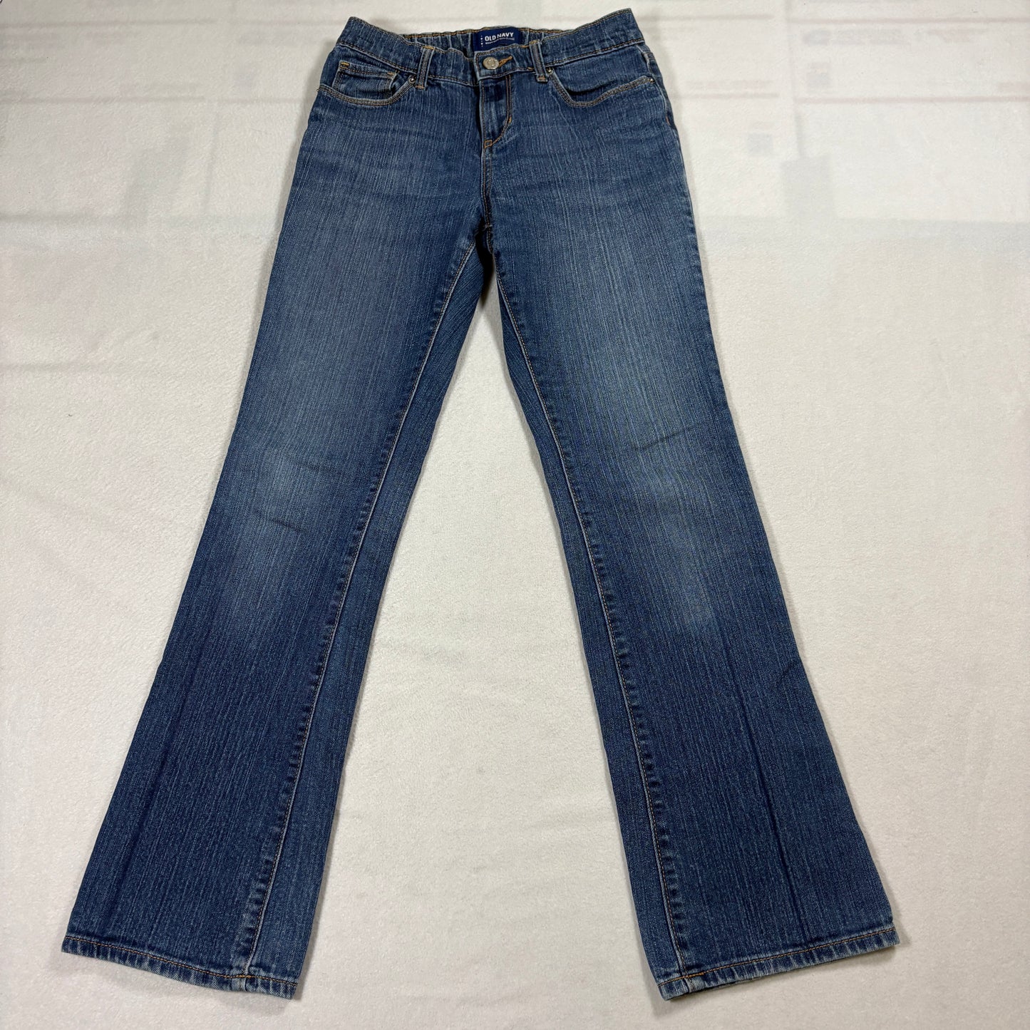 Old Navy Womens Jeans Size 14 Regular Dark Wash Bootcut Stretch Denim Y2K Style