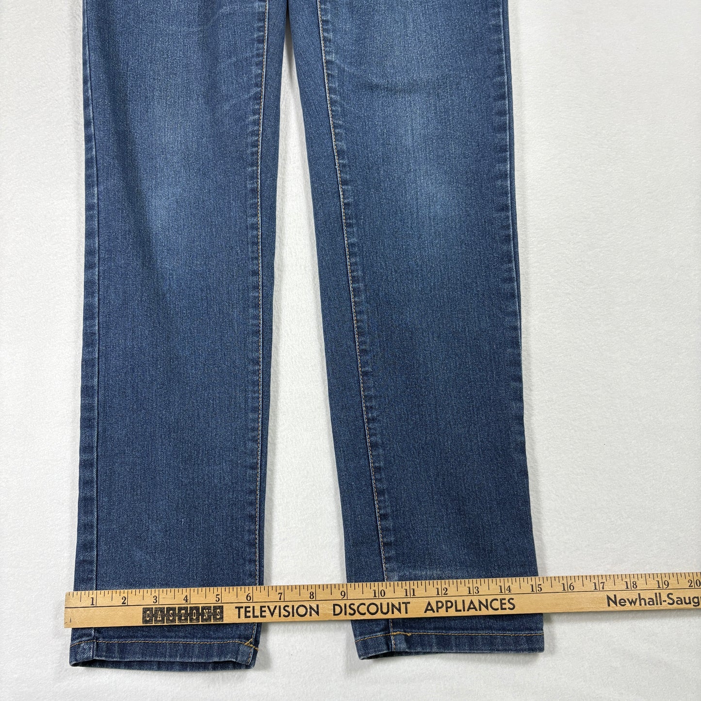 Miss Tina Womens Jeans Size 8 Blue Denim Y2K Straight Slim Fit Stretch Vintage