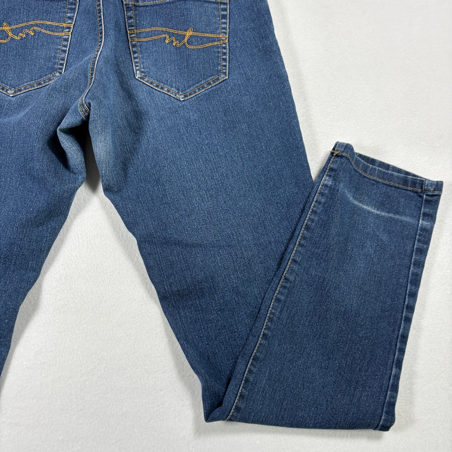 Miss Tina Womens Jeans Size 8 Blue Denim Y2K Straight Slim Fit Stretch Vintage