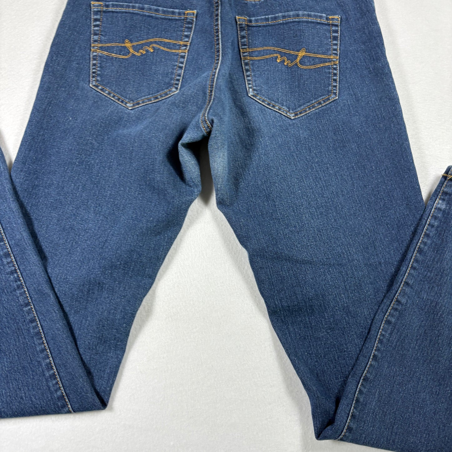 Miss Tina Womens Jeans Size 8 Blue Denim Y2K Straight Slim Fit Stretch Vintage