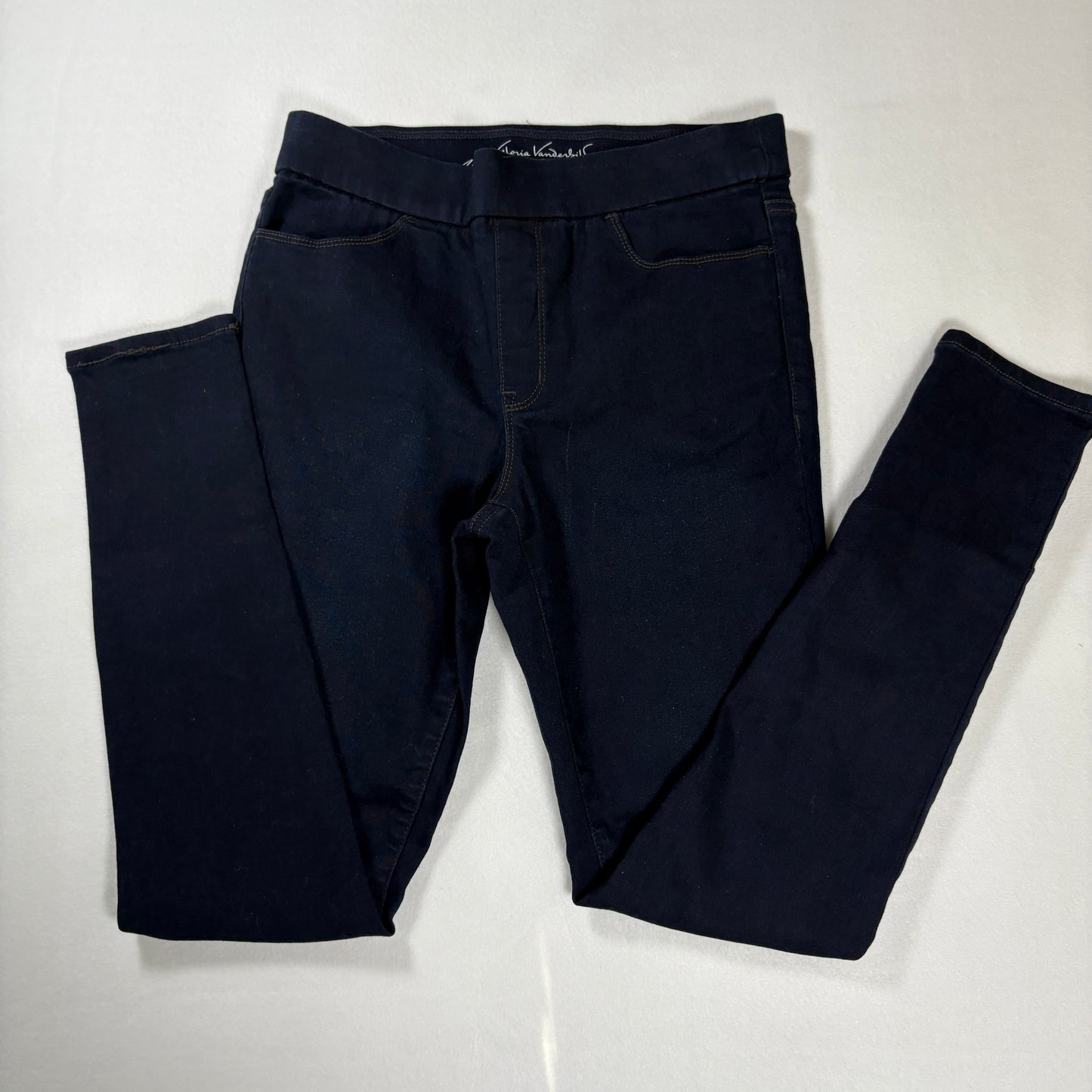 Gloria Vanderbilt Jeans Women’s 6 Dark Wash Skinny Pull On Slimming Jeggings