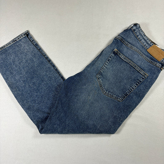 &Denim Womens Jeans 12 Blue High Rise Vintage Slim Fit Y2K Grunge Straight