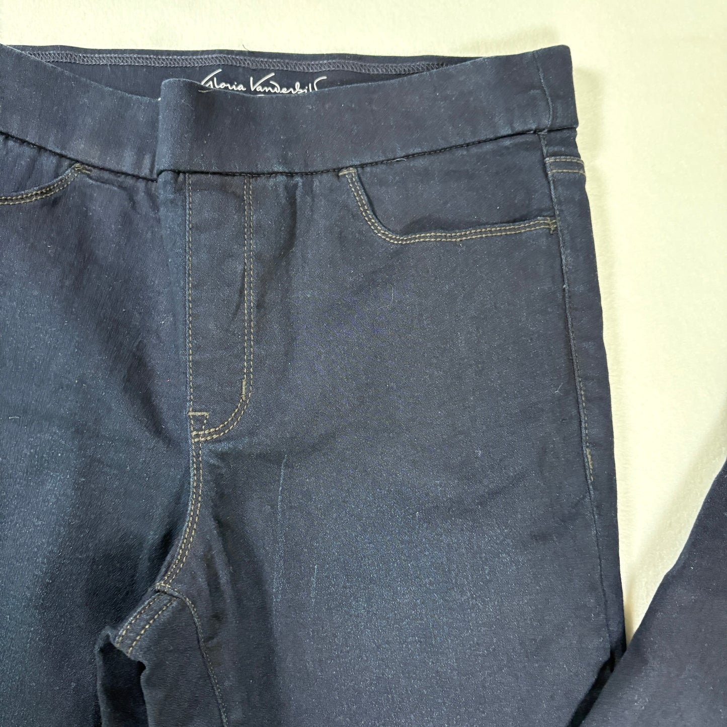 Gloria Vanderbilt Jeans Women’s 6 Dark Wash Skinny Pull On Slimming Jeggings