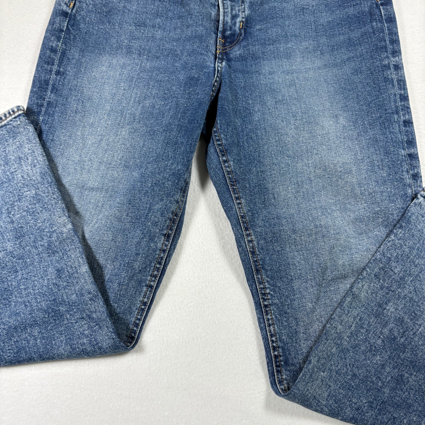 &Denim Womens Jeans 12 Blue High Rise Vintage Slim Fit Y2K Grunge Straight