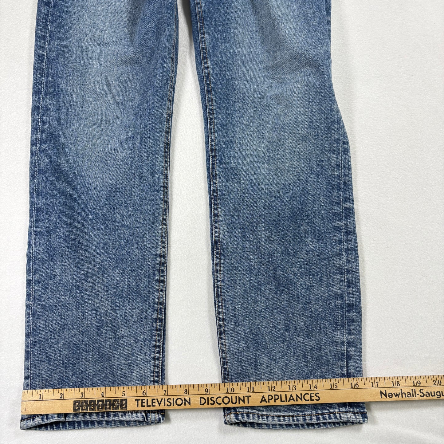 &Denim Womens Jeans 12 Blue High Rise Vintage Slim Fit Y2K Grunge Straight