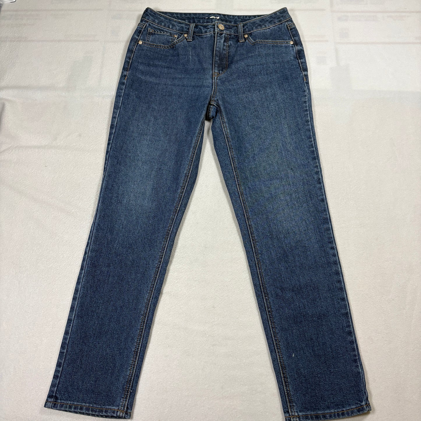 Seven7 Womens Jeans Size 4 Dark Wash Straight Leg Stretch Denim Y2K Classic