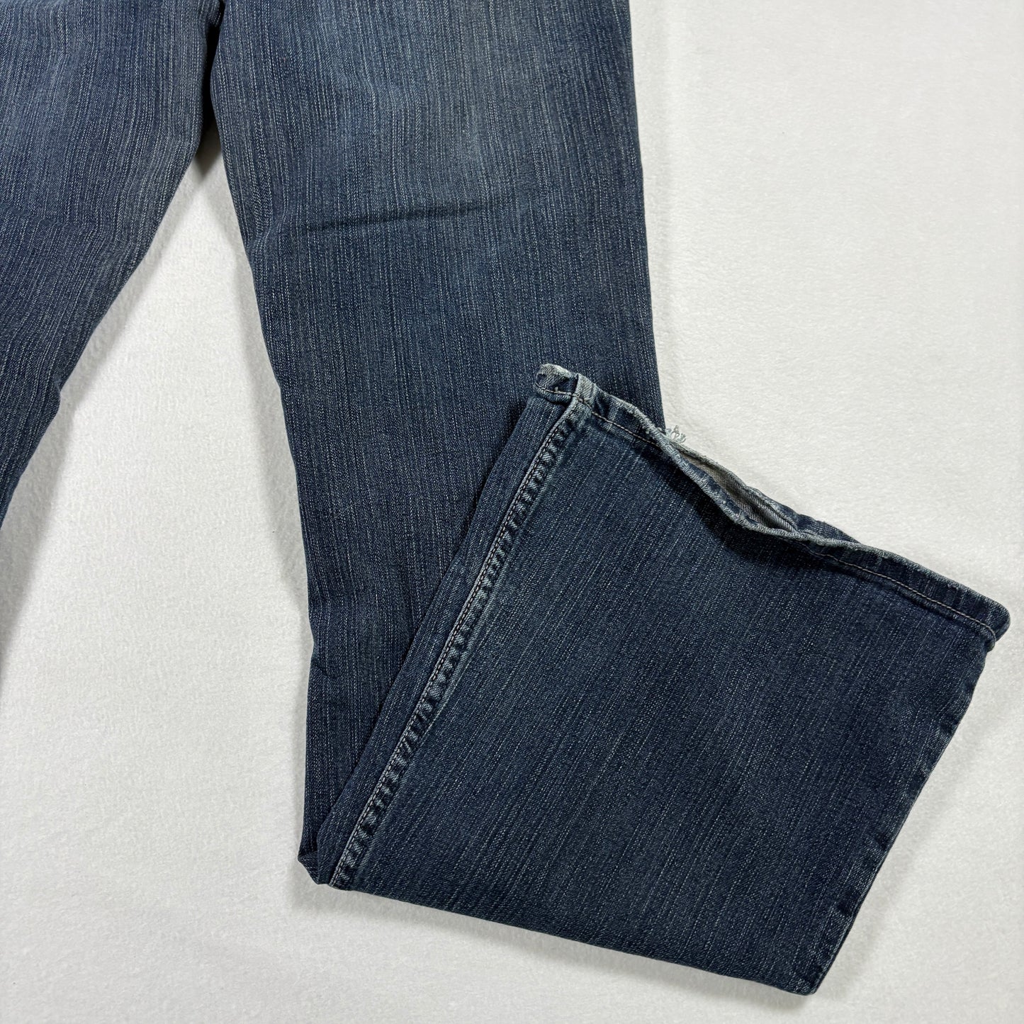 Refuge Womens Jeans 11 Blue Button Fly Y2K Vintage Grunge Stretch Bootcut Denim