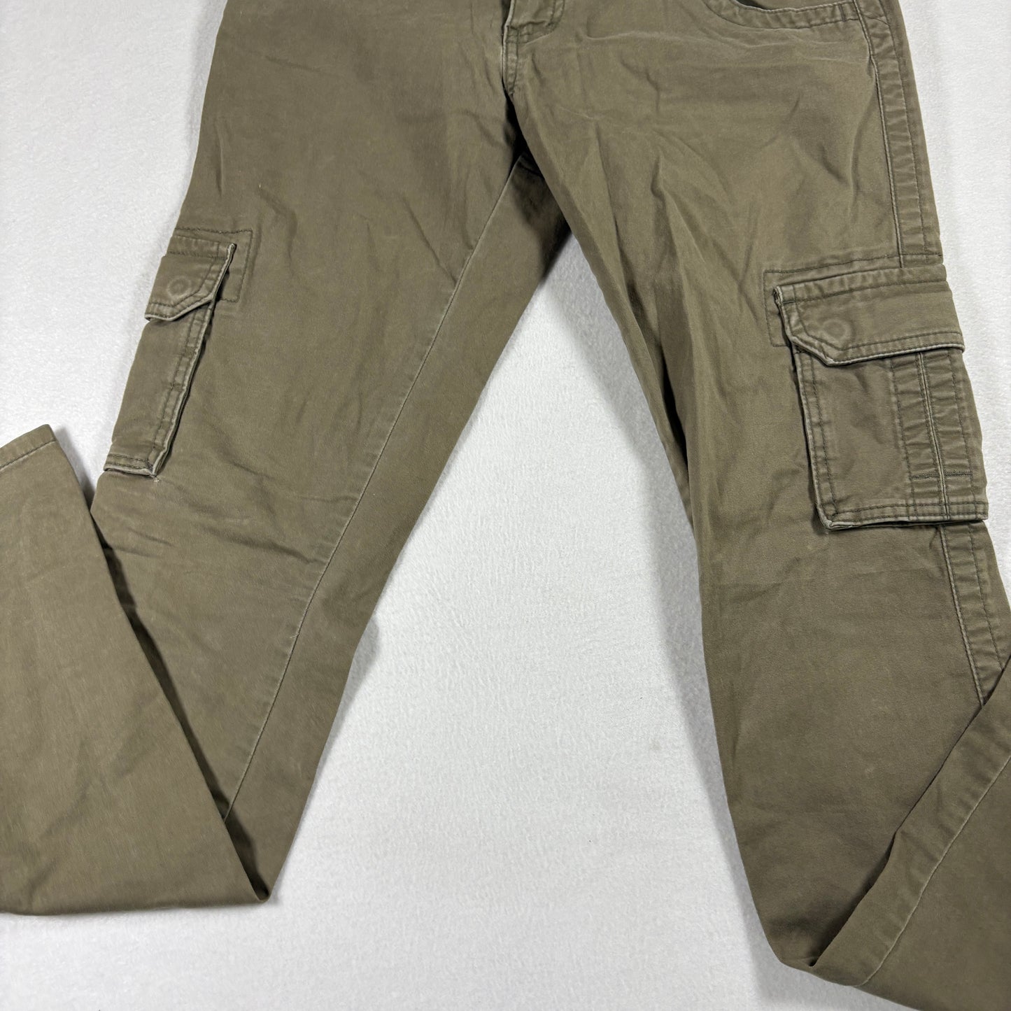Sanctuary Womens Cargo Pants 25 Green Utility Y2K Grunge Military Streetwear
