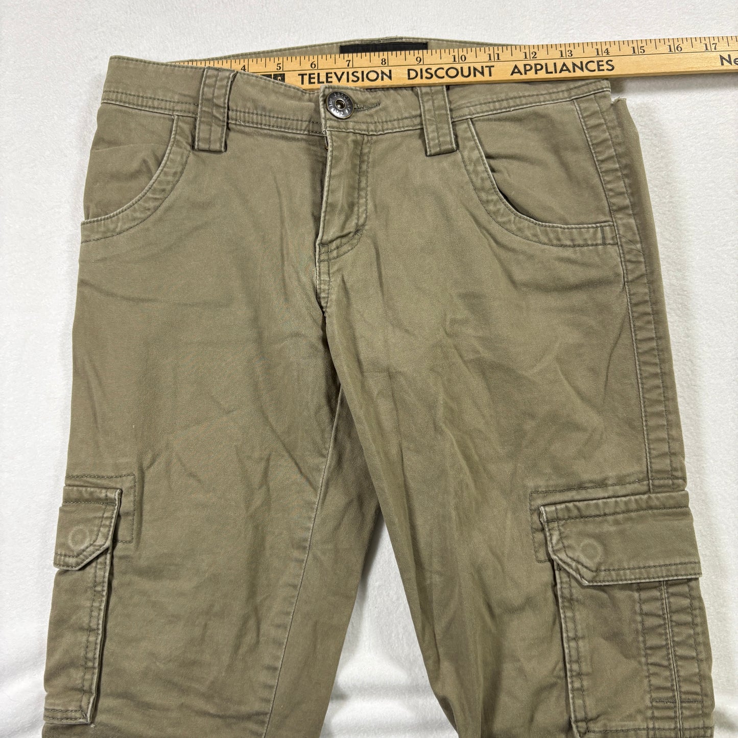 Sanctuary Womens Cargo Pants 25 Green Utility Y2K Grunge Military Streetwear