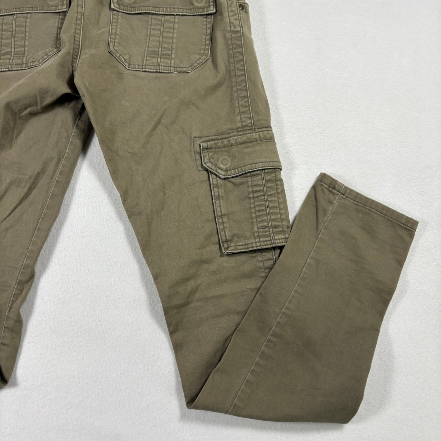 Sanctuary Womens Cargo Pants 25 Green Utility Y2K Grunge Military Streetwear