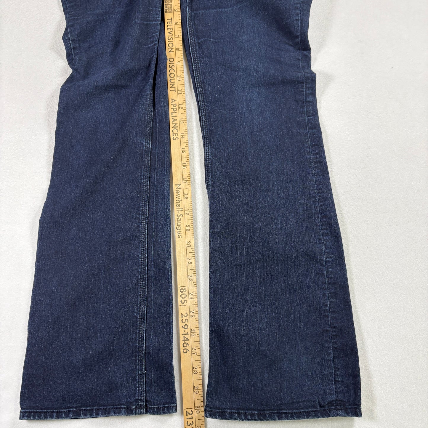 NY&C Womens Jeans Size 10 Curvy Bootcut Dark Wash Denim Y2K 90s Grunge Stretch