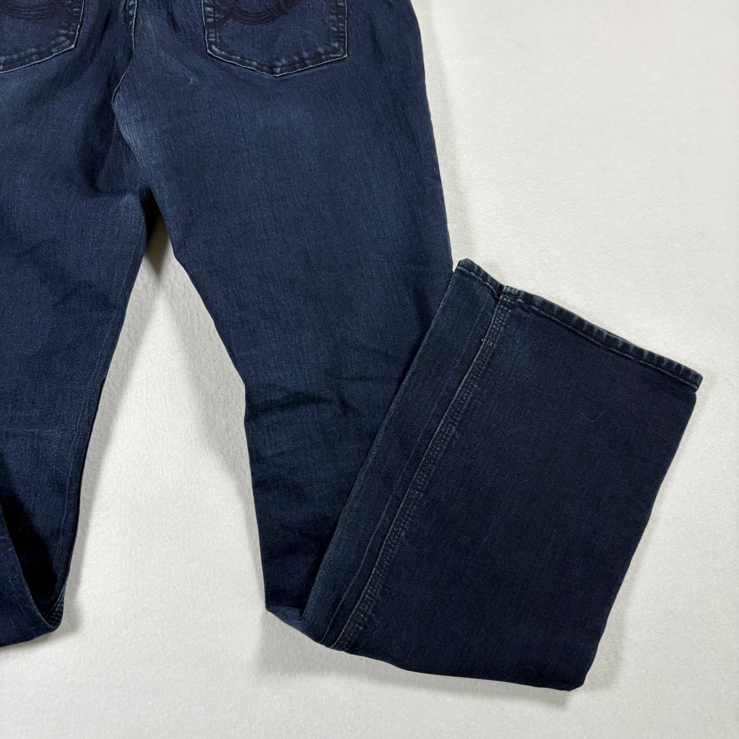 NY&C Womens Jeans Size 10 Curvy Bootcut Dark Wash Denim Y2K 90s Grunge Stretch