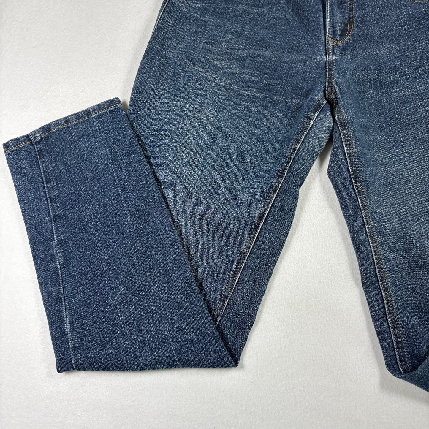 Beau Dawson Womens Jeans 8P Petite Bootcut Blue Denim Stretch Y2K 90s Grunge