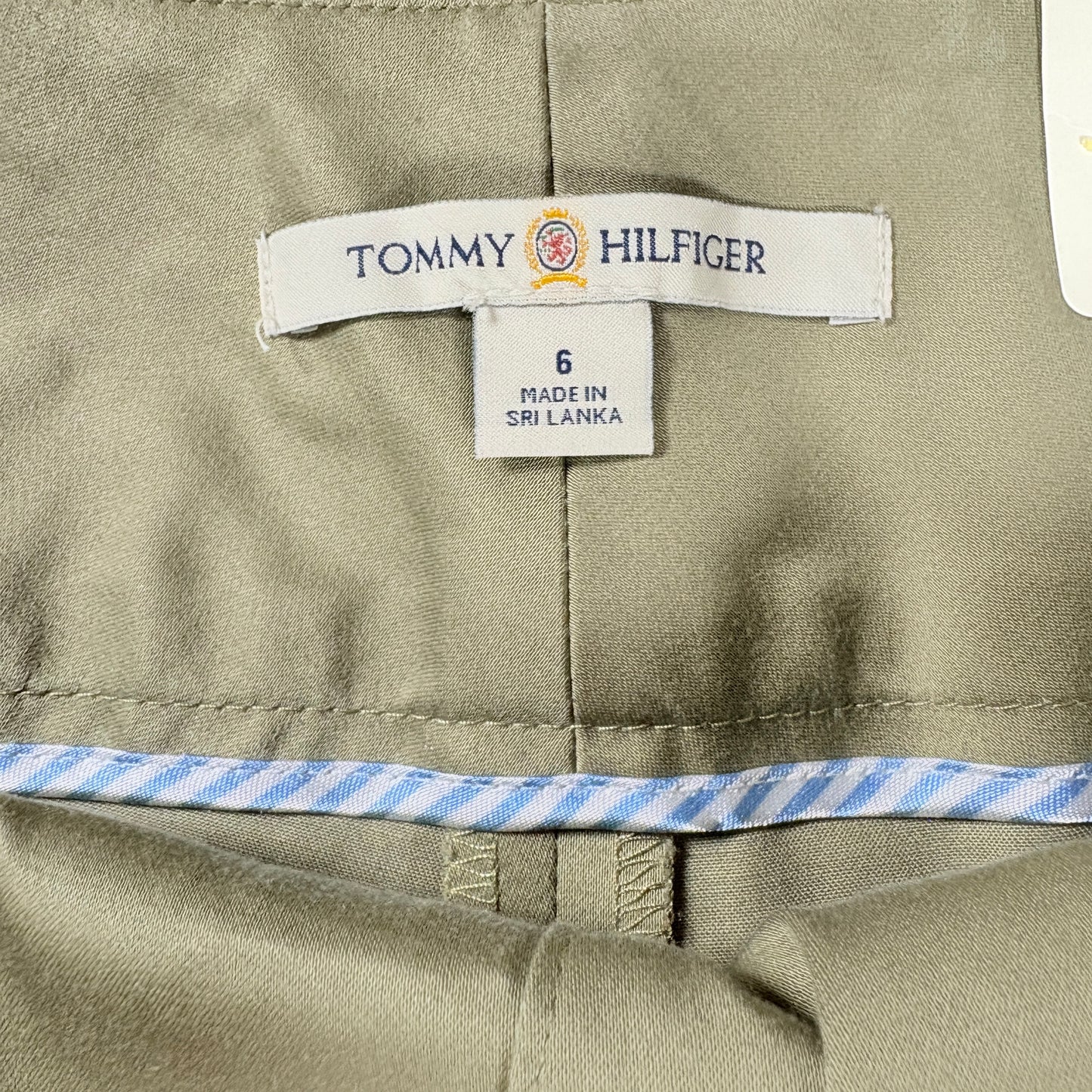 Tommy Hilfiger Women’s Dress Pants Khaki Beige Straight Leg Size 6 NWT