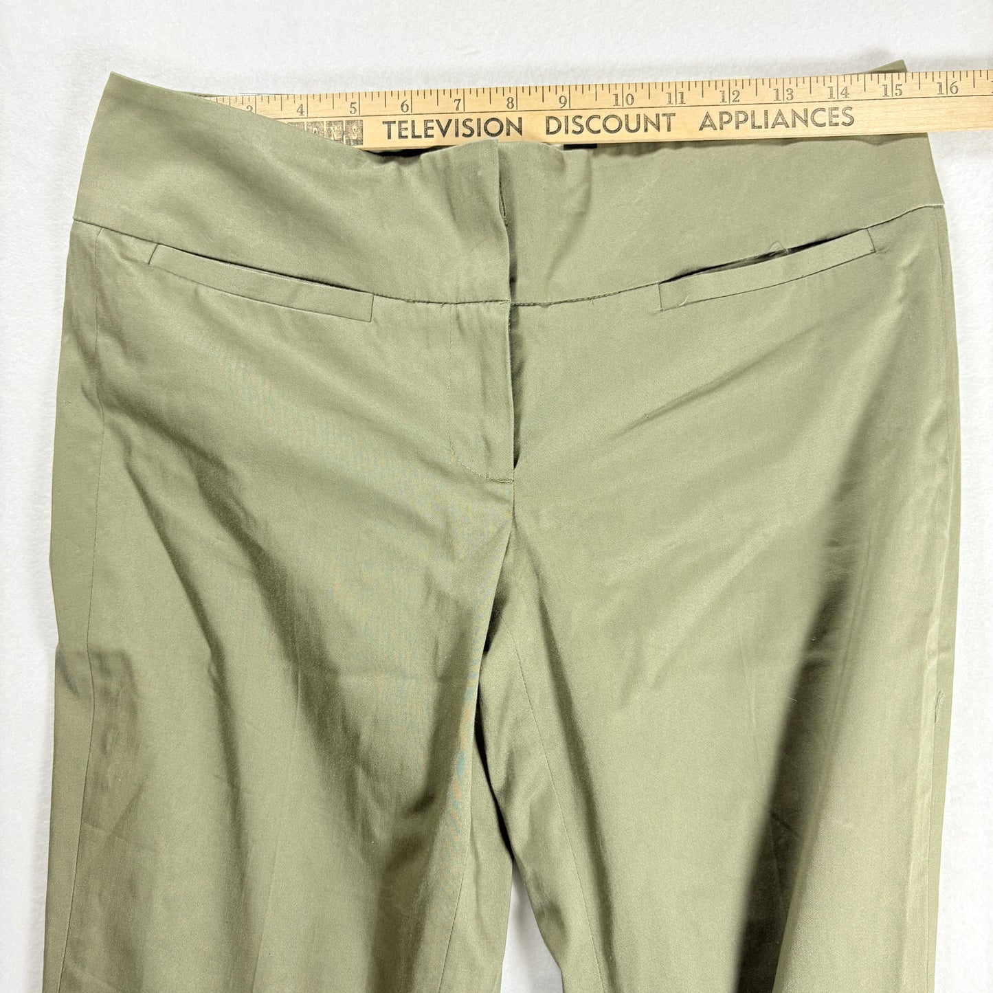 Tommy Hilfiger Women’s Dress Pants Khaki Beige Straight Leg Size 6 NWT