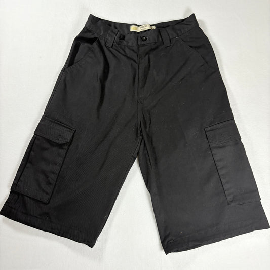 Vision Sports Men’s Cargo Shorts Black Size 30 Utility Pockets Casual