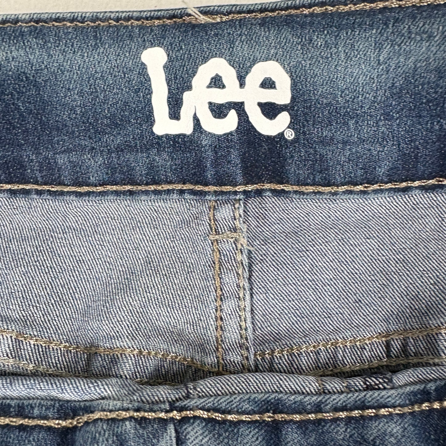 Lee Womens Jeans Size 10 Blue Denim Mid Rise Straight Stretch Y2K Vintage