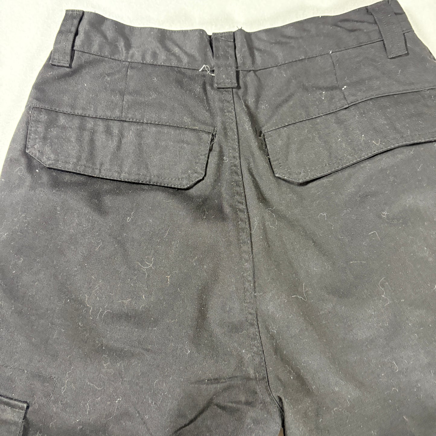 Vision Sports Men’s Cargo Shorts Black Size 30 Utility Pockets Casual