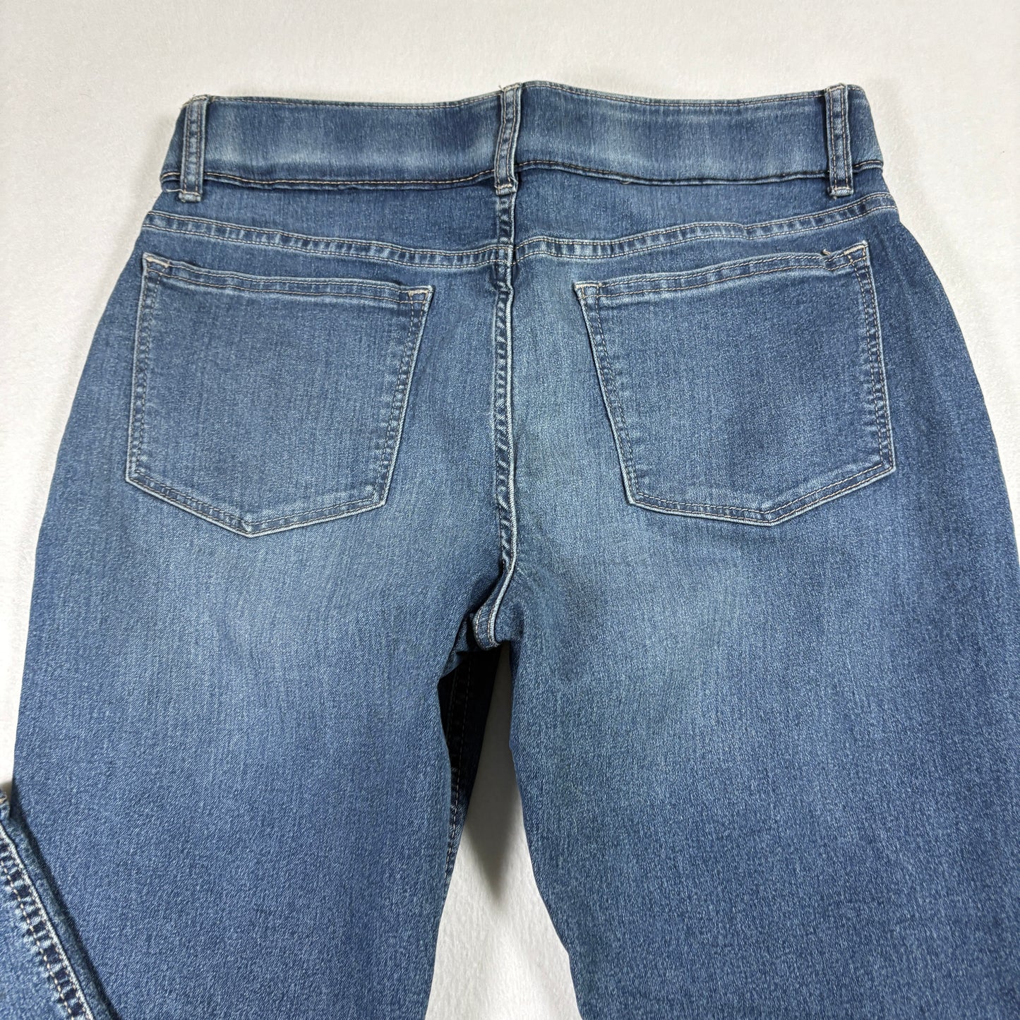 Lee Womens Jeans Size 10 Blue Denim Mid Rise Straight Stretch Y2K Vintage
