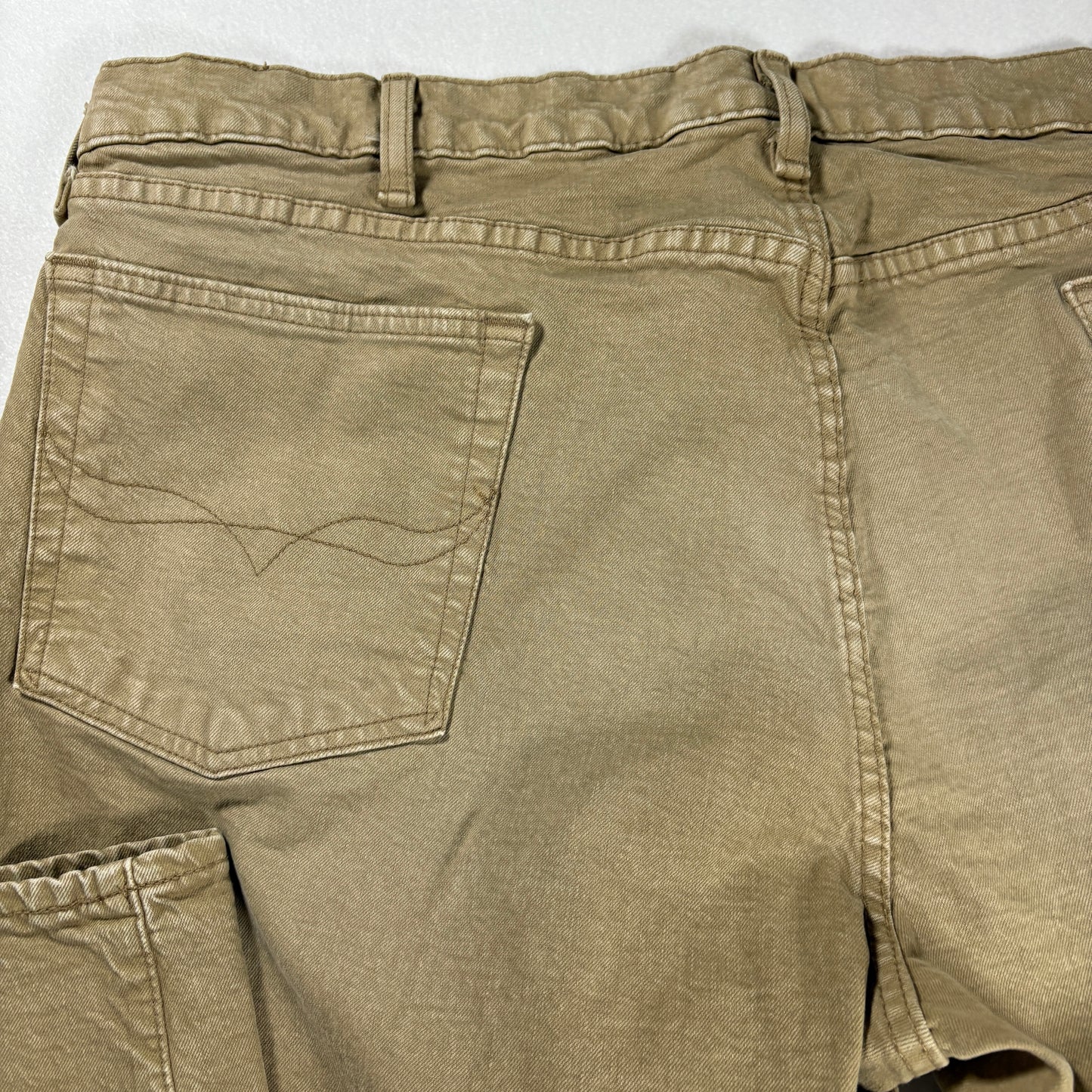 Polo Ralph Lauren Men’s Jeans Khaki Beige Denim Pants Straight Fit 42x32