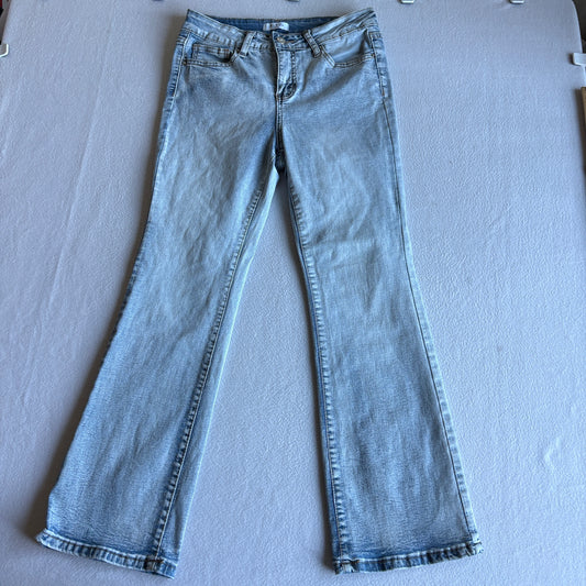 BLEU Womens Bootcut Jeans Size 6P Light Wash Stretch Denim Mid Rise Classic Fit