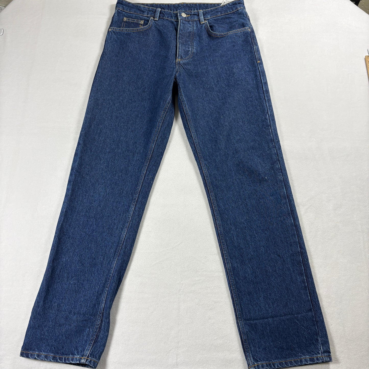 Zara Jeans Mens 31 Blue Straight Leg Vintage Y2K Denim Standards Classic Fit USA