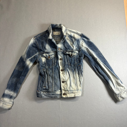 Ralph Lauren Denim Supply Eagle Denim Jacket S Fits Like XS Bleach Distressed