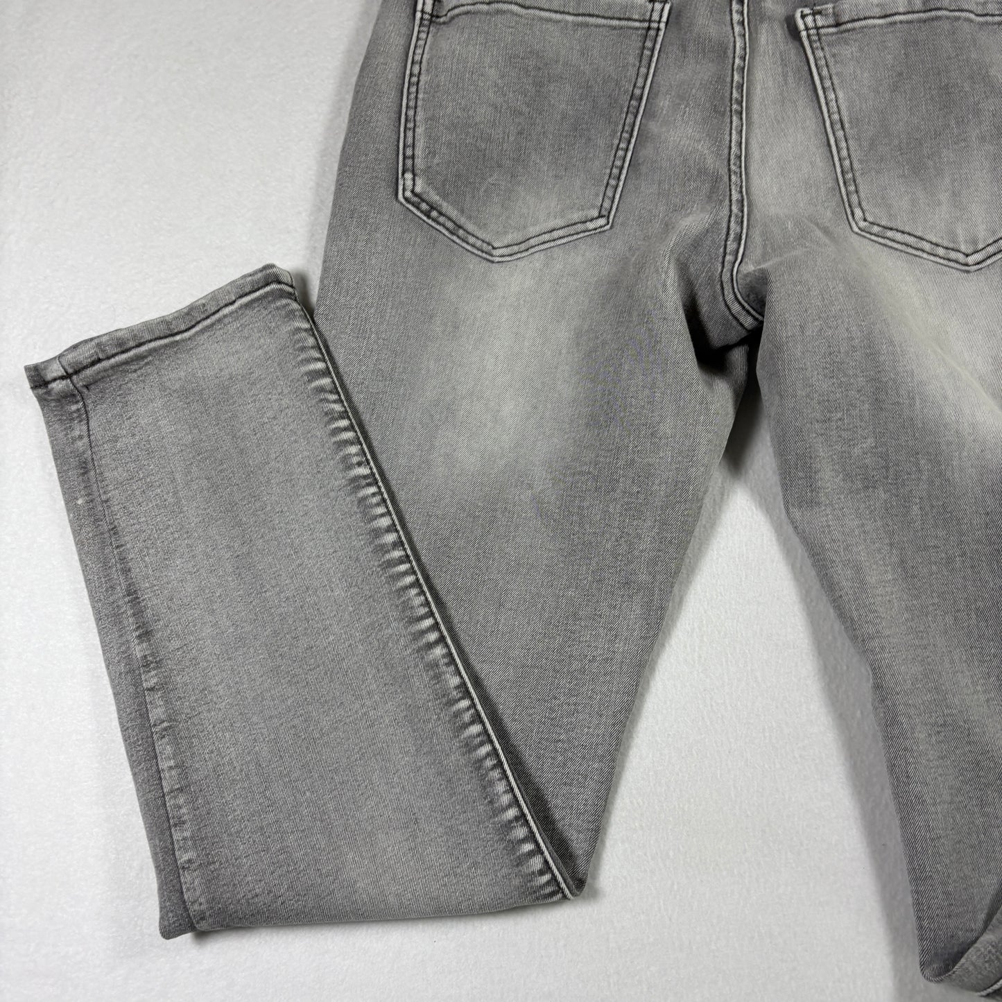 Indigo Wisdom Mens Jeans 32x30 Gray Distressed Denim Slim Fit Y2K Grunge Vintage
