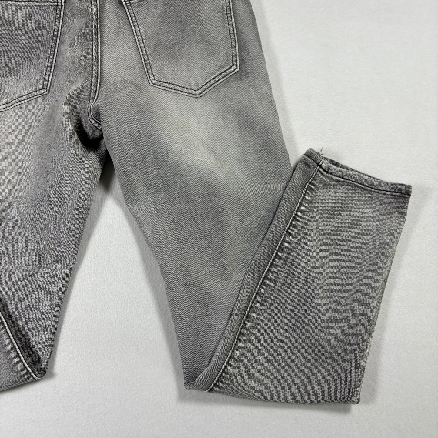 Indigo Wisdom Mens Jeans 32x30 Gray Distressed Denim Slim Fit Y2K Grunge Vintage